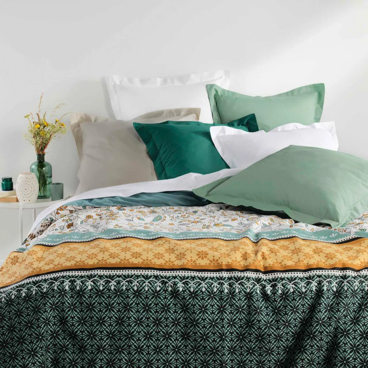 Taie D'Oreiller, Traversin|DOUCEUR D'INTERIEUR Taie d'oreiller rectangulaire coton bio (50 x 70 cm) Biolina Gris