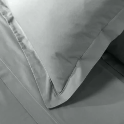 Taie D'Oreiller, Traversin|DOUCEUR D'INTERIEUR Taie d'oreiller rectangulaire coton bio (50 x 70 cm) Biolina Gris