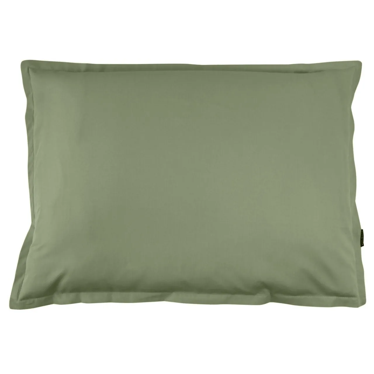 Taie D'Oreiller, Traversin|EMINZA Taie d'oreiller rectangulaire percale de coton (50 x 70 cm) Cali Vert romarin
