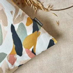 Taie D'Oreiller, Traversin|EMINZA Taie d'oreiller rectangulaire gaze de coton (50 x 70 cm) Mathilda Multicolore