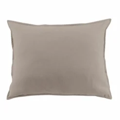 Taie D'Oreiller, Traversin|EMINZA Taie d'oreiller rectangulaire flanelle de coton (50 x 80 cm) Nina Ficelle