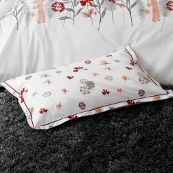 Taie D'Oreiller, Traversin|TRADI LINGE Taie d'oreiller rectangulaire percale de coton (50 x 70 cm) Petite folie Rouge