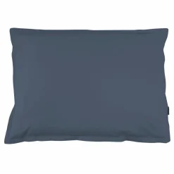 Taie D'Oreiller, Traversin|EMINZA Taie d'oreiller rectangulaire percale de coton (50 x 70 cm) Cali Bleu marine