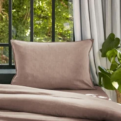 Taie D'Oreiller, Traversin|EMINZA Taie d'oreiller rectangulaire lyocell Tencel™ lavé (50 x 80 cm) Olivia blush Rose