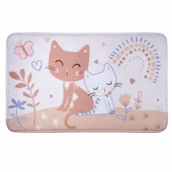 Tapis Enfant|Tapis Enfant|LOVELY CASA Tapis antidérapant (75 cm) Zoéline Rose