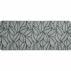 Tapis De Cuisine|Tapis Multi-Usage|LUANCE Tapis antidérapant (50 x 120 cm) Jungle Gris