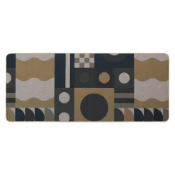 Tapis Multi-Usage|LUANCE Tapis antidérapant (50 x 120 cm) Geo Beige