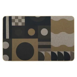 Tapis Multi-Usage|LUANCE Tapis antidérapant (50 x 80 cm) Geo Beige