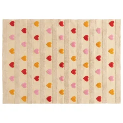 Tapis Enfant|Tapis Enfant|Atmosphera cru017dateur d'intu017drieur for kids Tapis antidérapant enfant coton (120 x 170 cm) Amour Multicolore