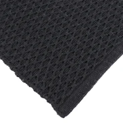 Tapis De Chambre/Salon|TENDANCE Tapis coton tressé (45 x 90 cm) Rosario Noir