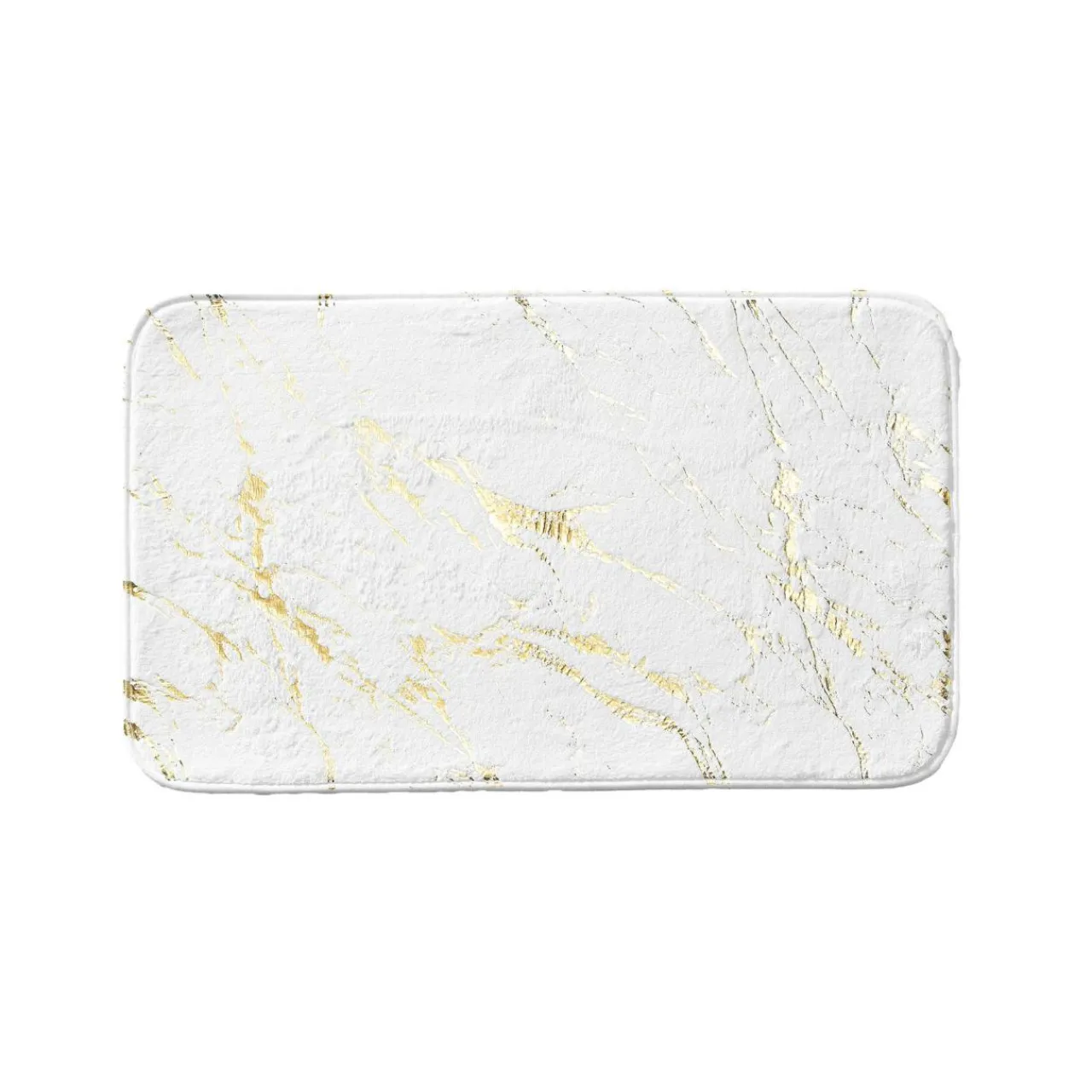 Linge De Bain|Tapis De Bain|douceur d'intu017drieur Tapis de bain antidérapant (45 x 75 cm) Aquamarbre Blanc