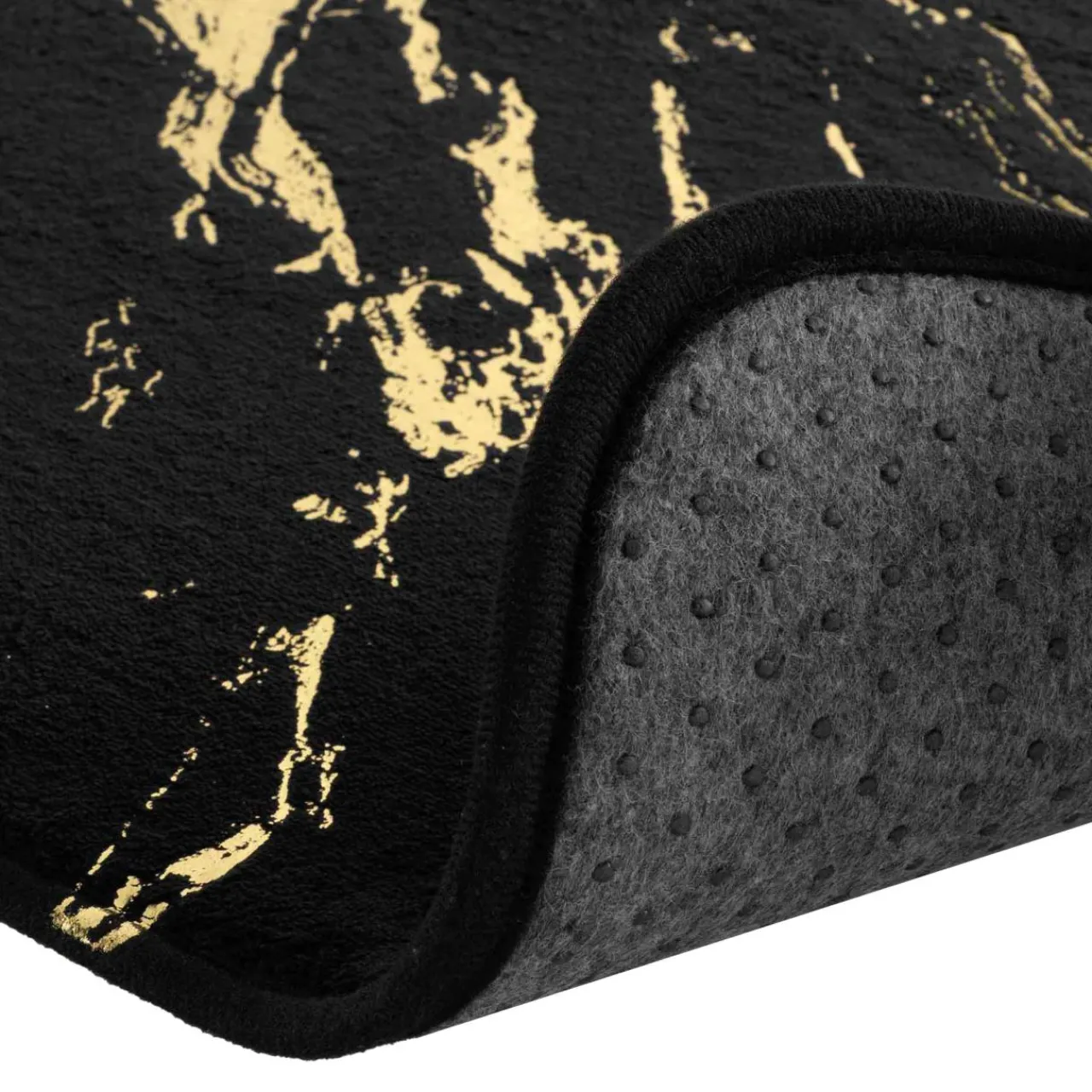 Linge De Bain|Tapis De Bain|douceur d'intu017drieur Tapis de bain antidérapant (45 x 75 cm) Aquamarbre Noir