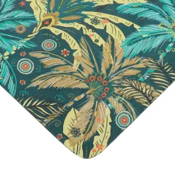 Linge De Bain|Tapis De Bain|TENDANCE Tapis de bain caoutchouc naturel antidérapant (45 x 60 cm) Rêve d'ailleurs Vert