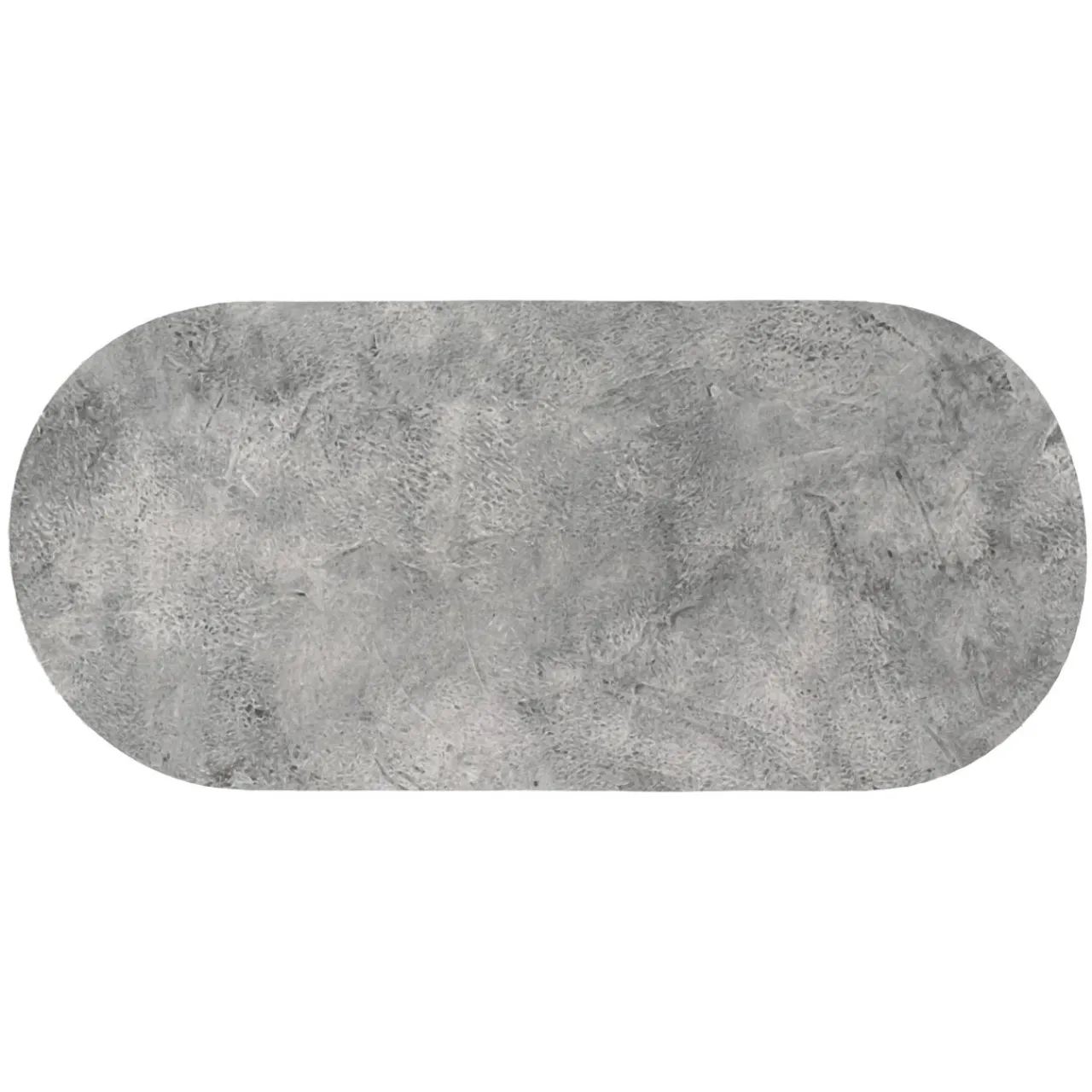 Linge De Bain|Tapis De Bain|TENDANCE Tapis de bain caoutchouc naturel antidérapant (45 x 100 cm) Nature Brute Gris
