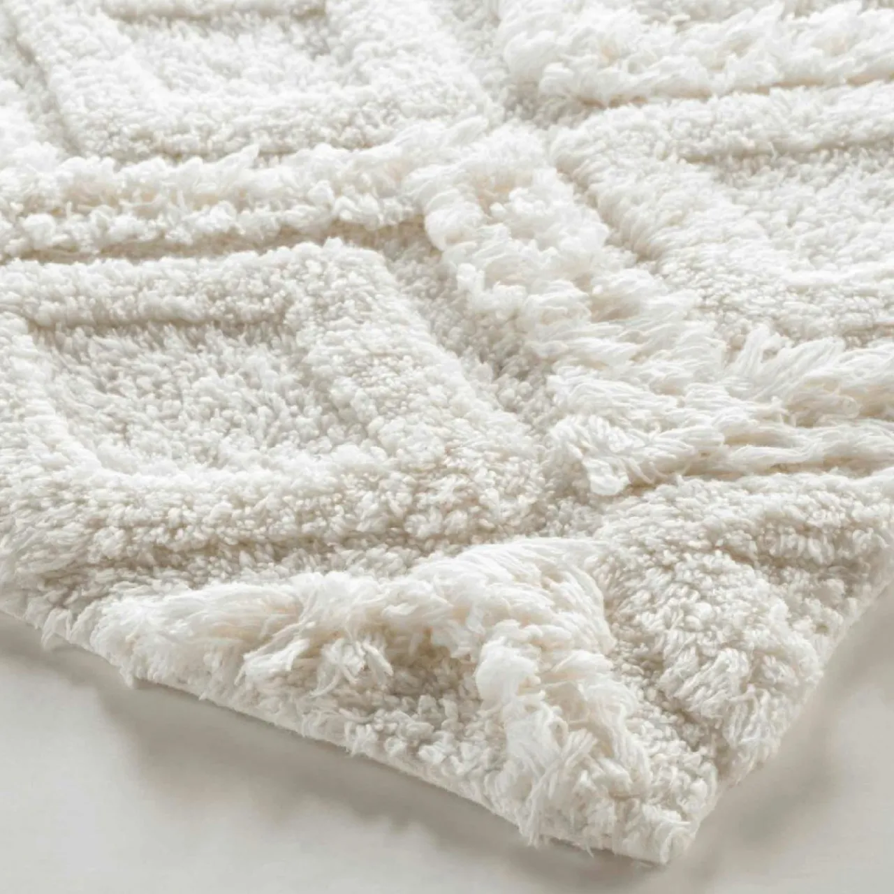 Linge De Bain|Tapis De Bain|Douceur d'intu017drieur Tapis de bain coton (50 x 80 cm) Ikatis Blanc