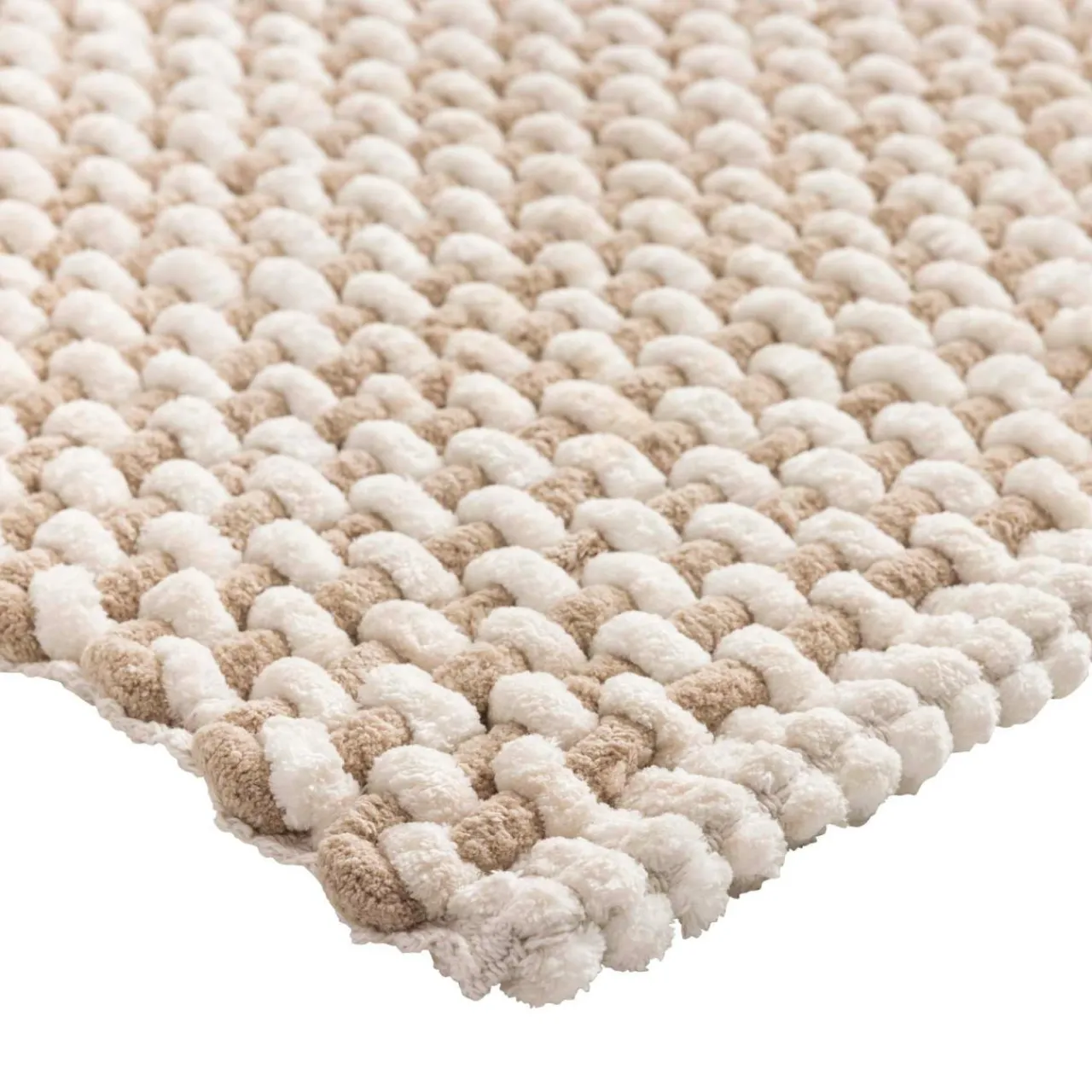 Linge De Bain|Tapis De Bain|douceur d'intu017drieur Tapis de bain en coton (50 x 80 cm) Rafael Beige