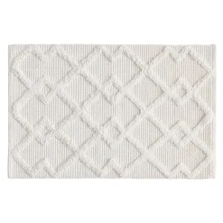 Linge De Bain|Tapis De Bain|douceur d'intu017drieur Tapis de bain en coton (50 x 80 cm) Otis Beige Ecru