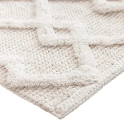 Linge De Bain|Tapis De Bain|douceur d'intu017drieur Tapis de bain en coton (50 x 80 cm) Otis Beige Ecru