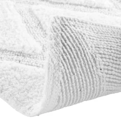 Linge De Bain|Tapis De Bain|douceur d'intu017drieur Tapis de bain en coton (50 x 80 cm) Thais Blanc