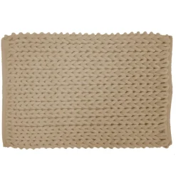 Linge De Bain|Tapis De Bain|douceur d'intu017drieur Tapis de bain en coton (50 x 80 cm) Ariel Beige