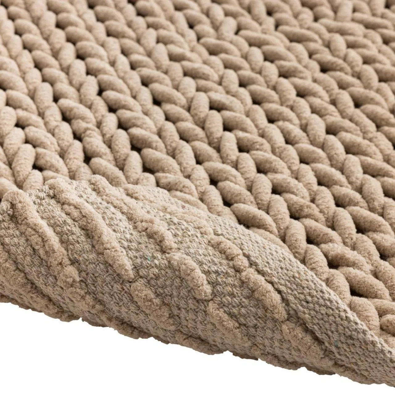 Linge De Bain|Tapis De Bain|douceur d'intu017drieur Tapis de bain en coton (50 x 80 cm) Ariel Beige