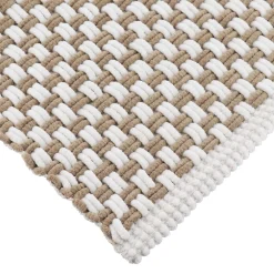 Linge De Bain|Tapis De Bain|TENDANCE Tapis de bain microfibre maille (45 x 90 cm) Cuzco et Beige Taupe