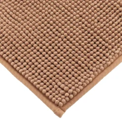 Linge De Bain|Tapis De Bain|TENDANCE Tapis de bain microfibre (45 x 75 cm) Boules Cappuccino