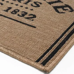 Tapis De Cuisine|Tapis Multi-Usage|DOUCEUR D'INTERIEUR Tapis de cuisine (50 x 80 cm) Troquet Beige