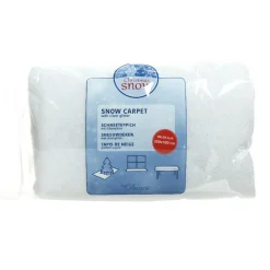 Cache Pied Sapin|KAEMINGK Tapis de neige rectangulaire (250 x 100 cm) Argent pailleté Blanc