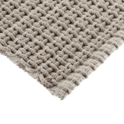 Tapis De Chambre/Salon|TENDANCE Tapis de salon coton (50 x 120 cm) Mimetisme Taupe