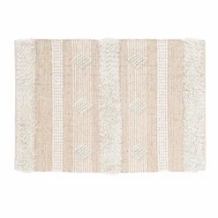 Tapis De Chambre/Salon|DOUCEUR D'INTERIEUR Tapis de salon coton (60 x 90 cm) Athos Ecru