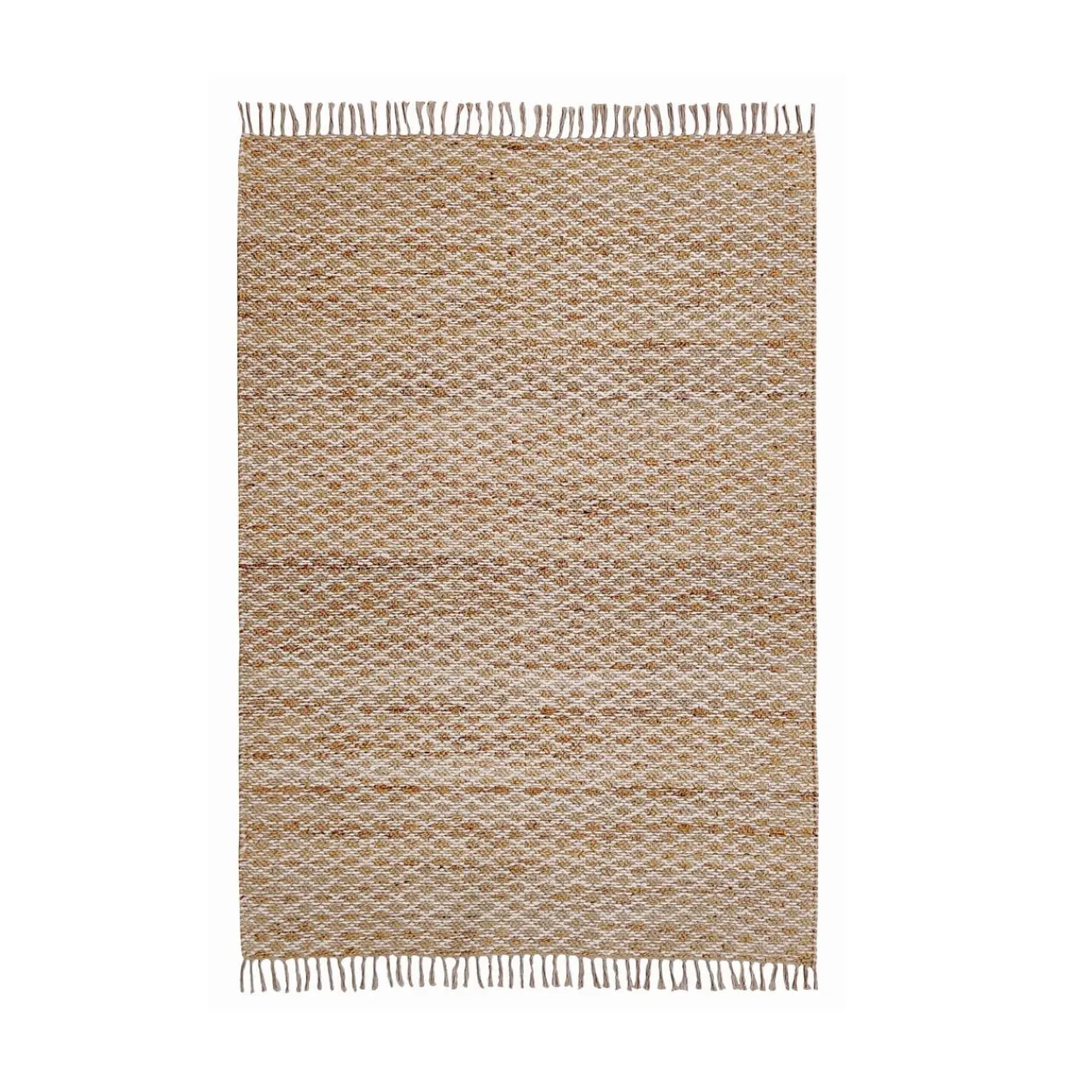 Tapis De Chambre/Salon|EMINZA Tapis de salon rectangulaire jute tissée main (140 x 200 cm) Yuki Marron