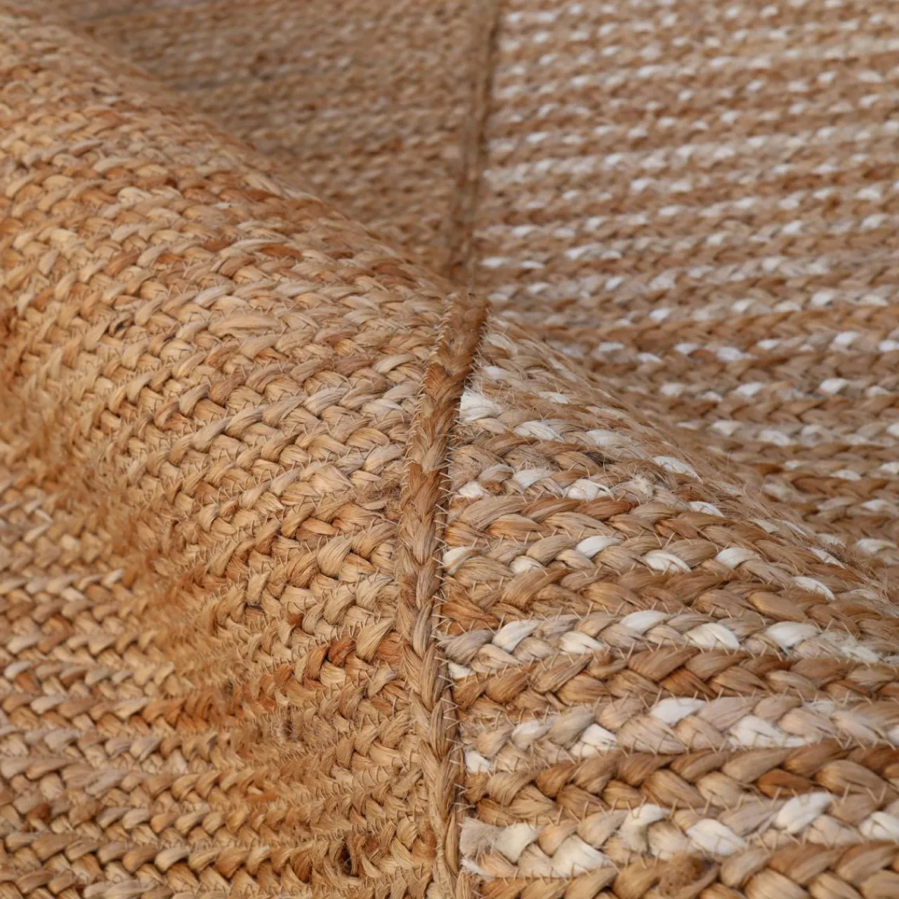 Tapis De Chambre/Salon|EMINZA Tapis de salon rectangulaire jute tissée main (160 x 230 cm) Hudson Marron