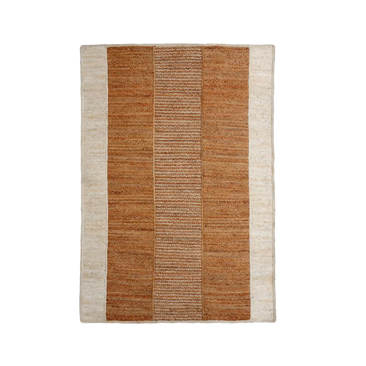 Tapis De Chambre/Salon|EMINZA Tapis de salon rectangulaire jute tissée main (160 x 230 cm) Hudson Marron