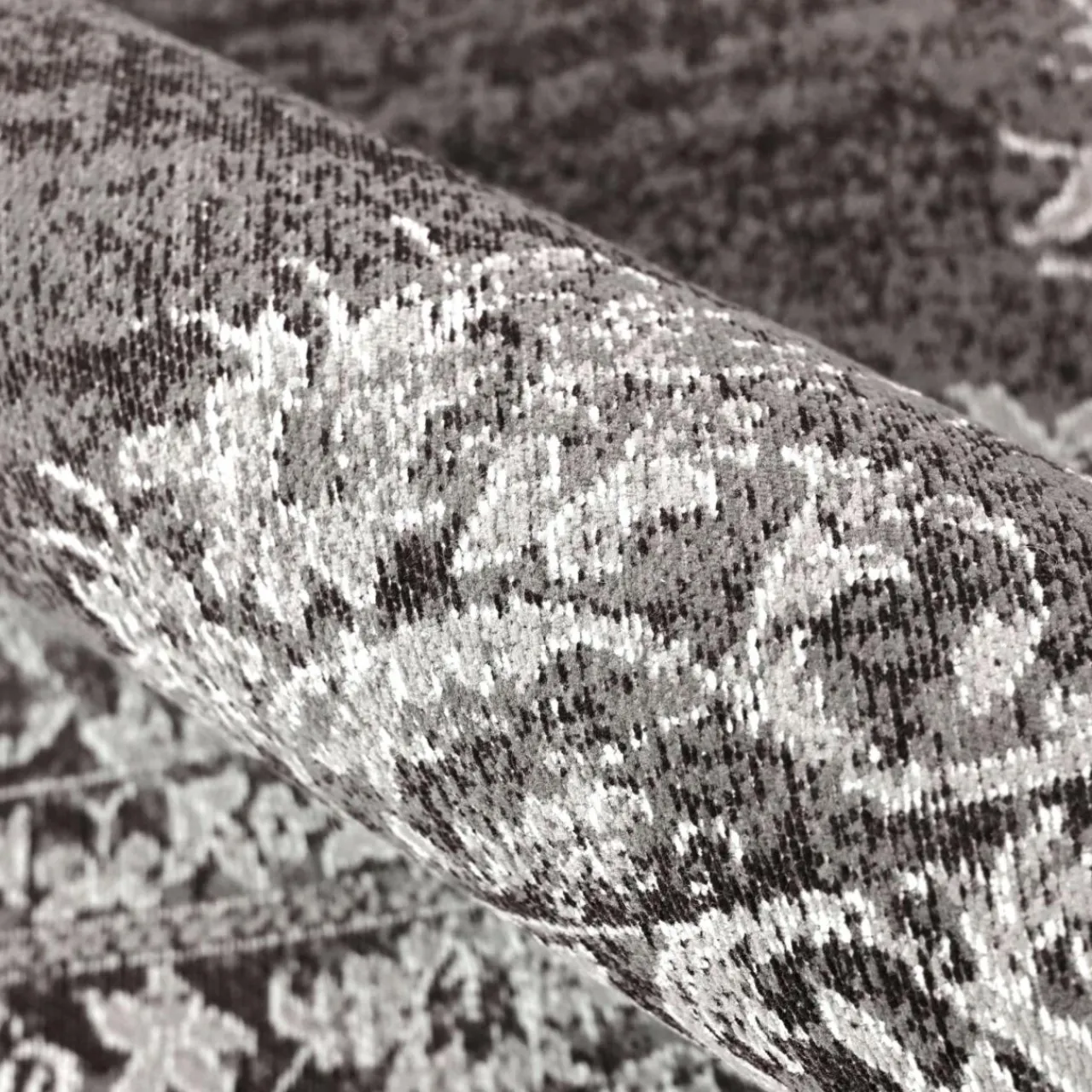 Tapis De Chambre/Salon|EMINZA Tapis de salon rectangulaire jacquard (140 x 200 cm) Sana Gris