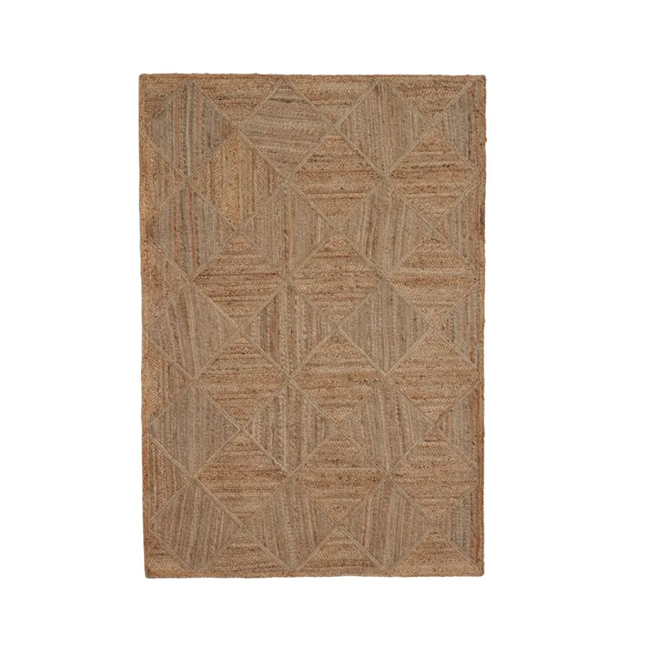 Tapis De Chambre/Salon|EMINZA Tapis de salon rectangulaire jute tissée main (160 x 230 cm) Anaya Marron