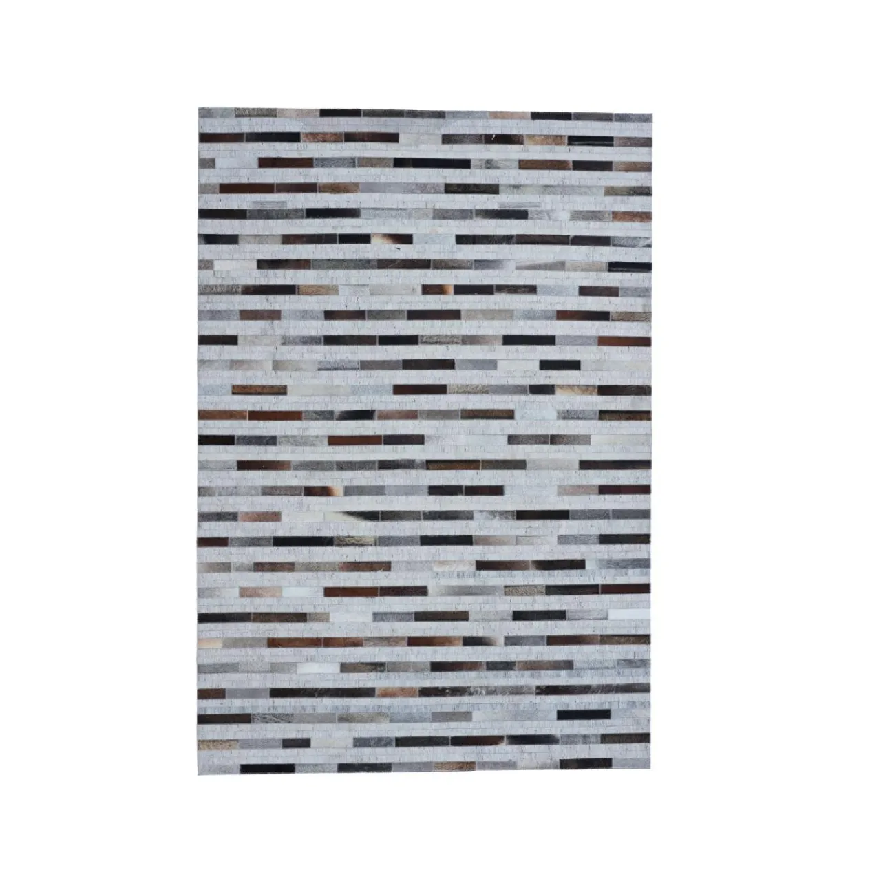 Tapis De Chambre/Salon|EMINZA Tapis de salon rectangulaire laine jacquard (160 x 230 cm) Sanjay Gris