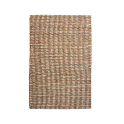 Tapis De Chambre/Salon|EMINZA Tapis de salon rectangulaire jute tissée main (140 x 200 cm) Weston Marron