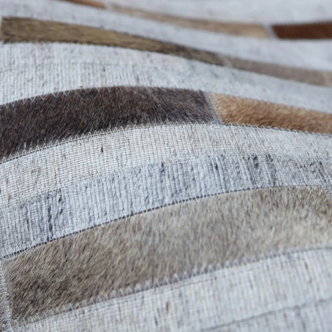 Tapis De Chambre/Salon|EMINZA Tapis de salon rectangulaire laine jacquard (140 x 200 cm) Sanjay Gris