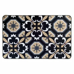 Paillasson|LUANCE Tapis d'entrée antidérapant (50 x 80 cm) Carmen Noir