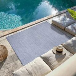 Tapis D'Extérieur|Tapis D'Extérieur|L'EFFET PAPILLON Tapis d'extérieur rectangulaire (120 x 170 cm) Hugo Galet Gris clair