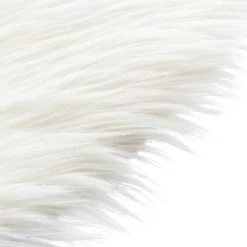 Tapis Enfant|Tapis Enfant|Atmosphera createur d'interieur for kids Tapis fausse fourrure (150 x 90 cm) Oslo Ivoire Blanc