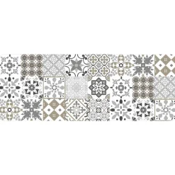 Tapis De Cuisine|Tapis Multi-Usage|DOUCEUR D'INTERIEUR Tapis multi-usage (45 x 120 cm) Salou Naturel Taupe