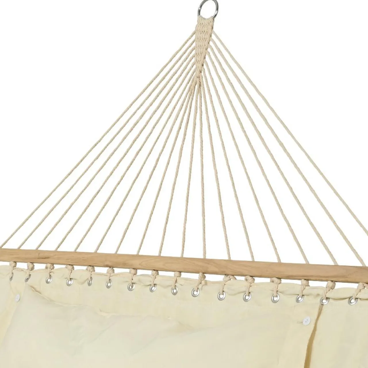 Hamac Et Accessoires|#N/A Toile de hamac 2 places avec coussin Évasion Crème Beige