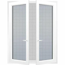 Moustiquaire|LUANCE Toile Moustiquaire pour fenêtre (250 x 250 cm) Blanc