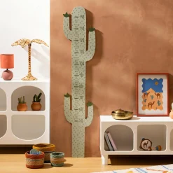 Objet Déco Enfant|Atmosphera cru017dateur d'intu017drieur for kids Toise murale bois enfant (H 140 cm) Cactus Vert