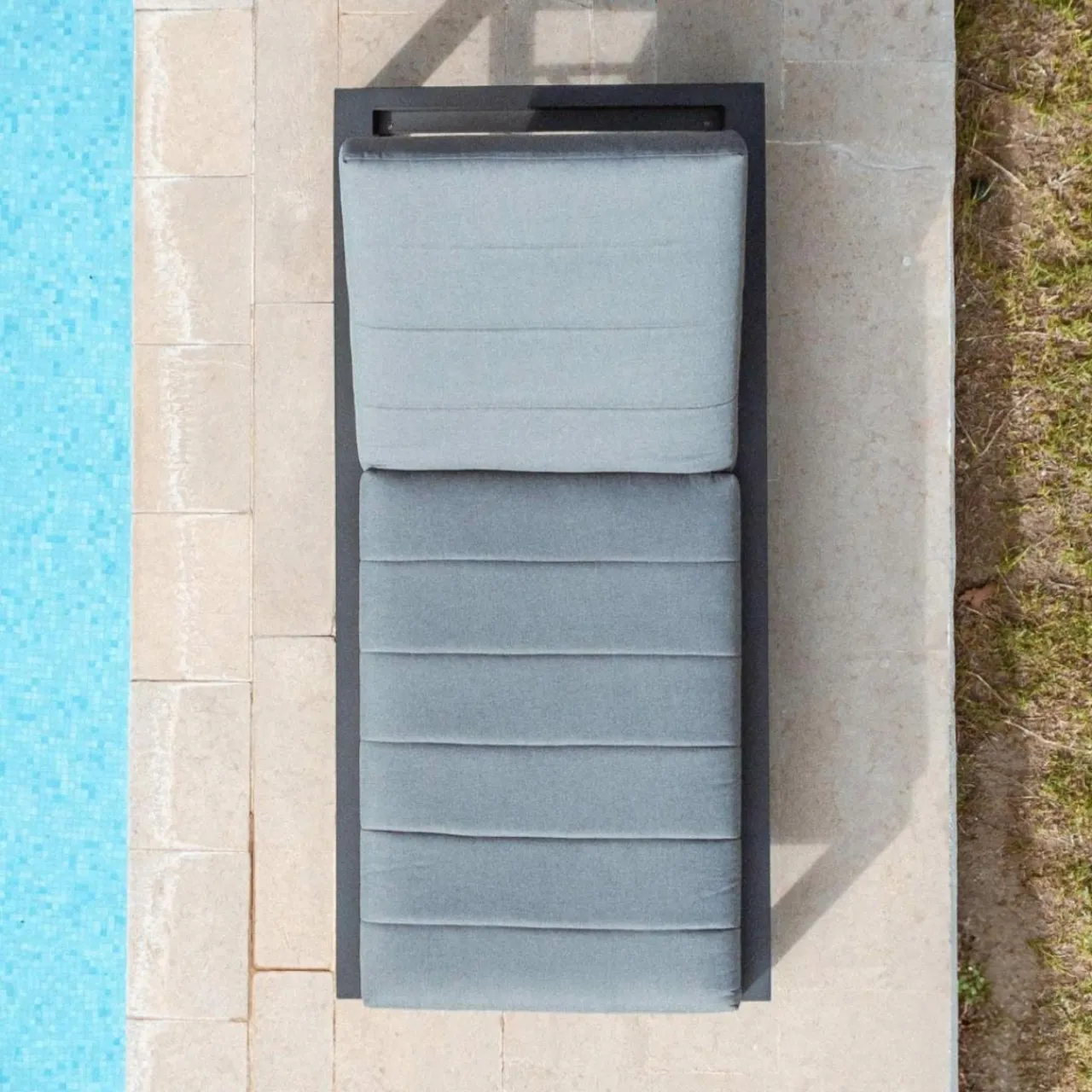 Transat|MOBELLIA Transat en aluminium Elba Gris Anthracite