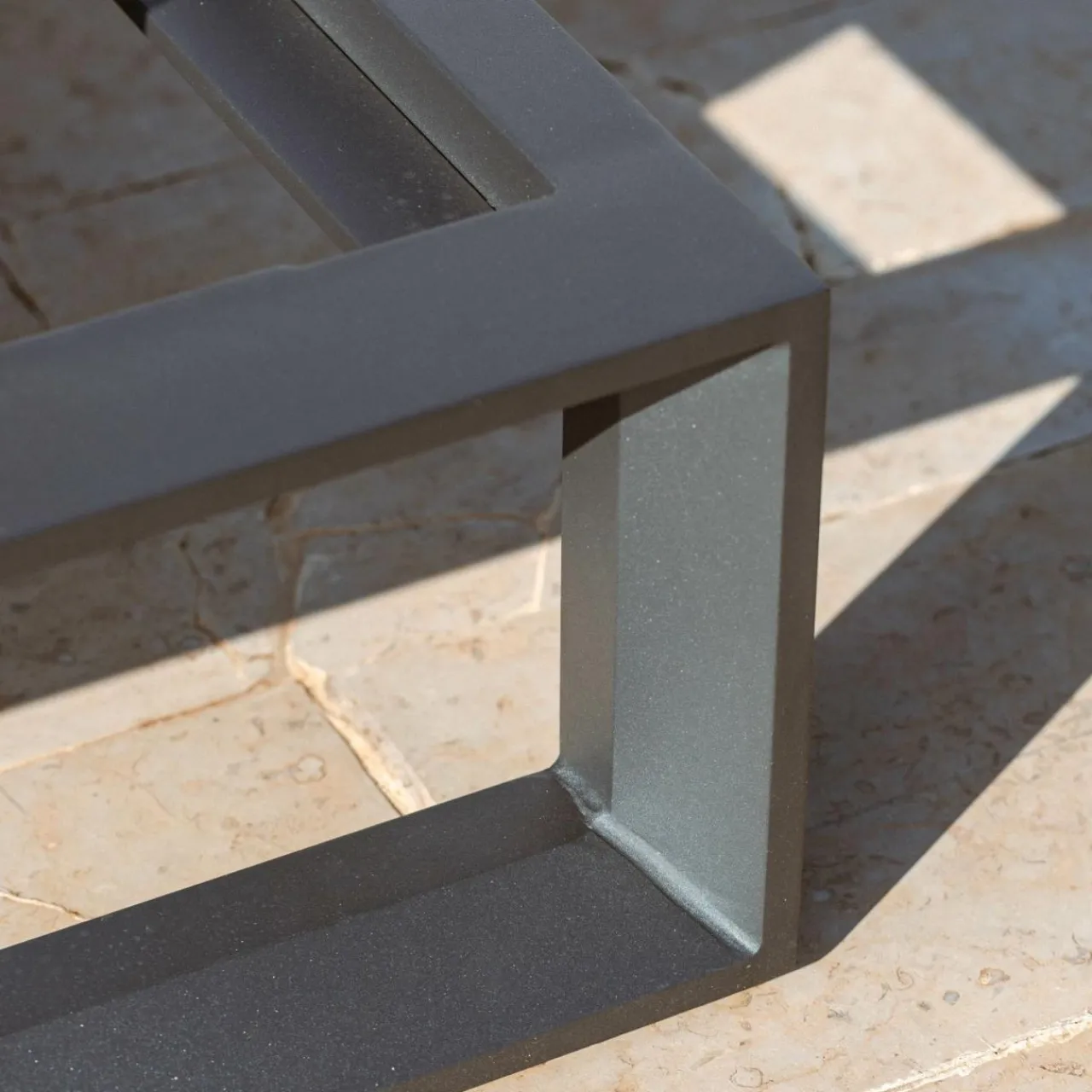 Transat|MOBELLIA Transat en aluminium Elba Gris Anthracite