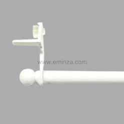 Tringle Voilage Et Support|LUANCE Tringle extensible Fix'vit (30 à 50 cm) Blanc
