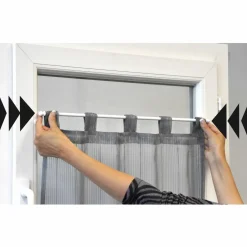 Tringle Voilage Et Support|LUANCE Tringle extensible Fix'vit (30 à 50 cm) Blanc